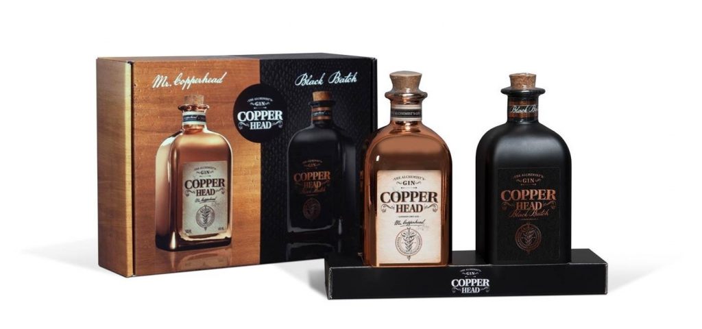 Coffret de gins Copper Head Duobox Le meilleur cadeau pour la fête des pères - Dégustations de vin - achat/vente de vin - Histoire de Boire